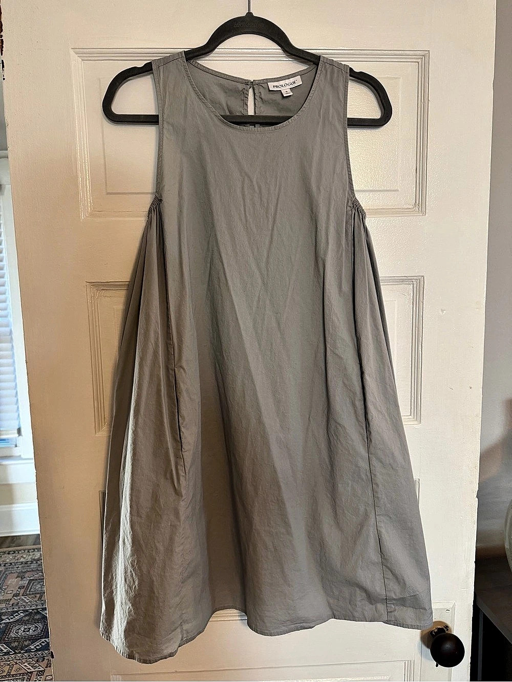 PROLOGUE Sleeveless Maxi Dress in Gray Size Small